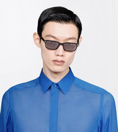 TOM FORD SILK OC ORGANZA TINY STRIPE CLASSIC FIT SHIRT