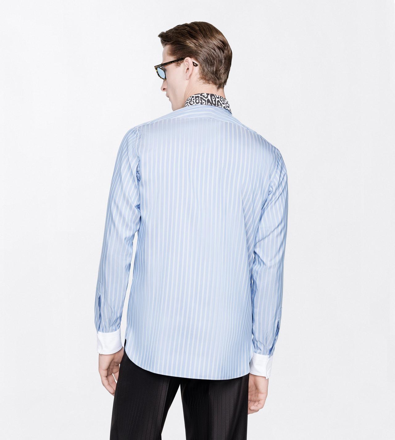 TOM FORD SILK OC SILK TRACK STRIPE CLASSIC FIT SHIRT