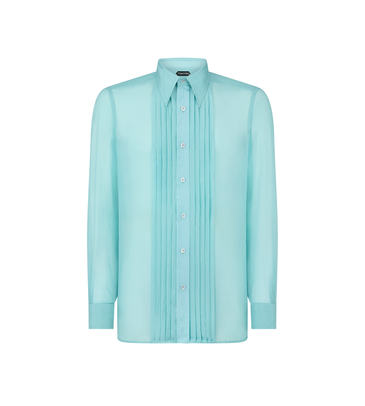 CHIFFON PARACHUTE PLISSE SHIRT image number 0