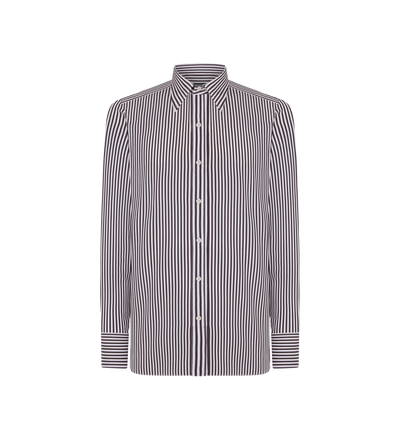 LADDER STRIPE SLIM FIT SHIRT