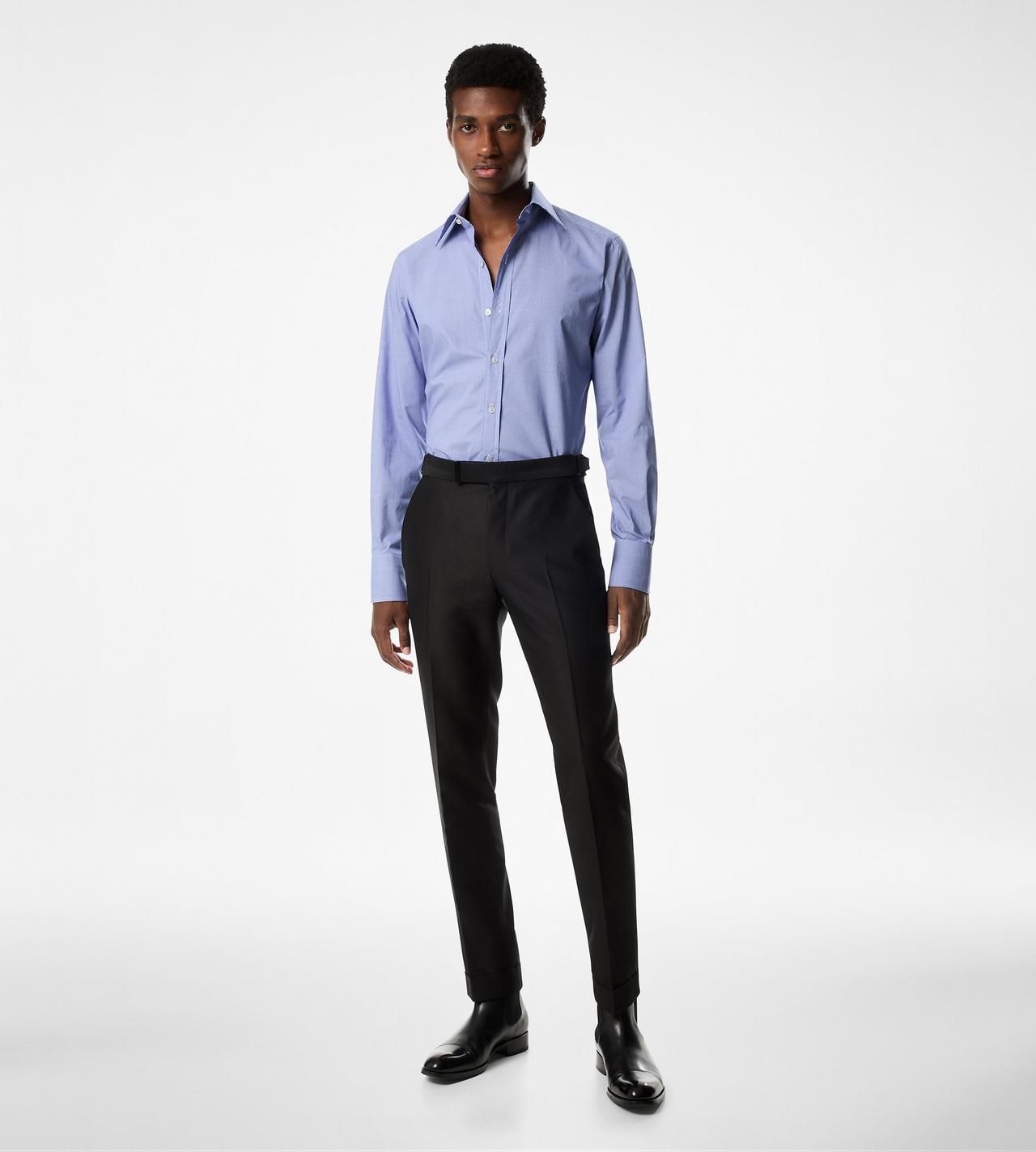 MICRO GINGHAM SLIM FIT SHIRT image number 1