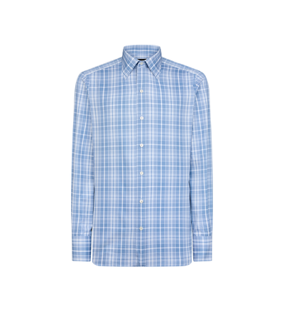 TWILL CHECK SLIM FIT SHIRT