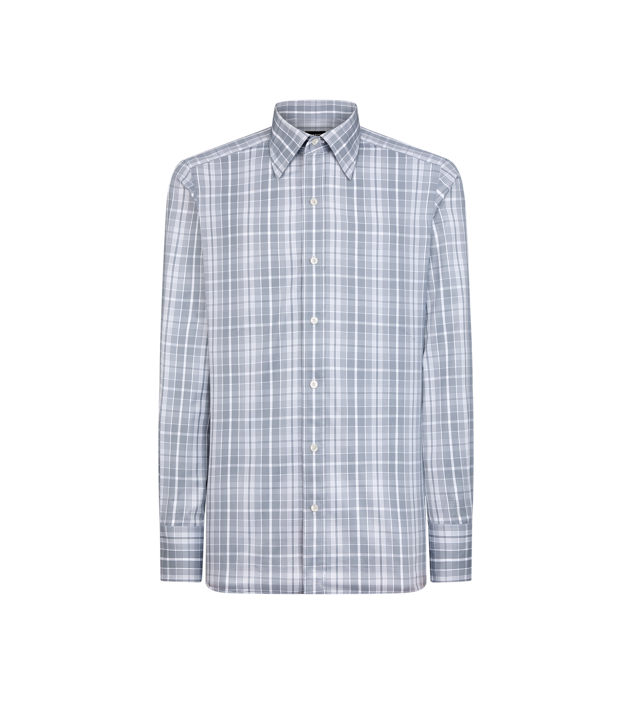 TWILL CHECK SLIM FIT SHIRT image number 0