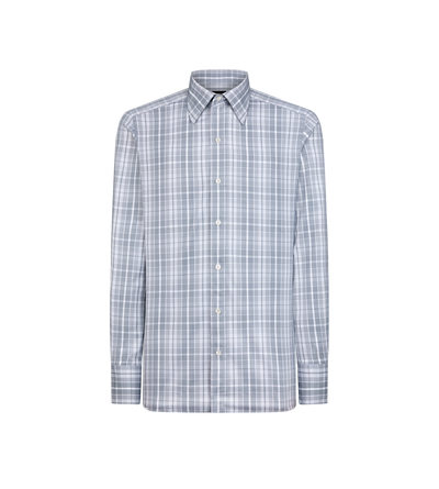 TWILL CHECK SLIM FIT SHIRT