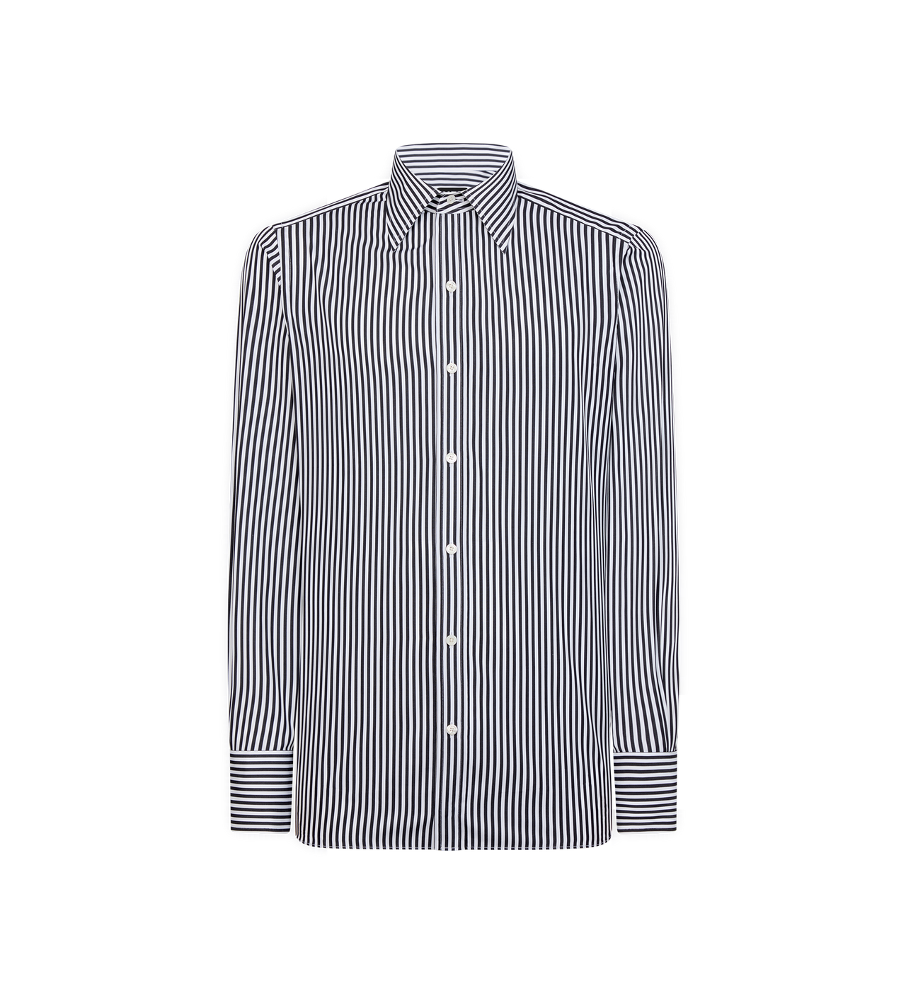BATON STRIPE SLIM FIT SHIRT image number 0