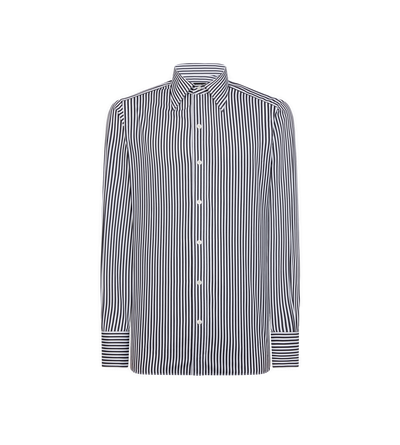 BATON STRIPE SLIM FIT SHIRT