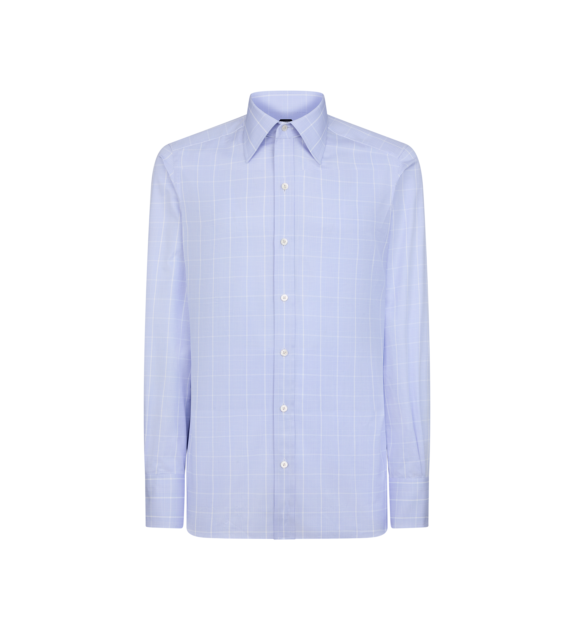 FINE PRINCE OF WALES SLIM FIT SHIRT