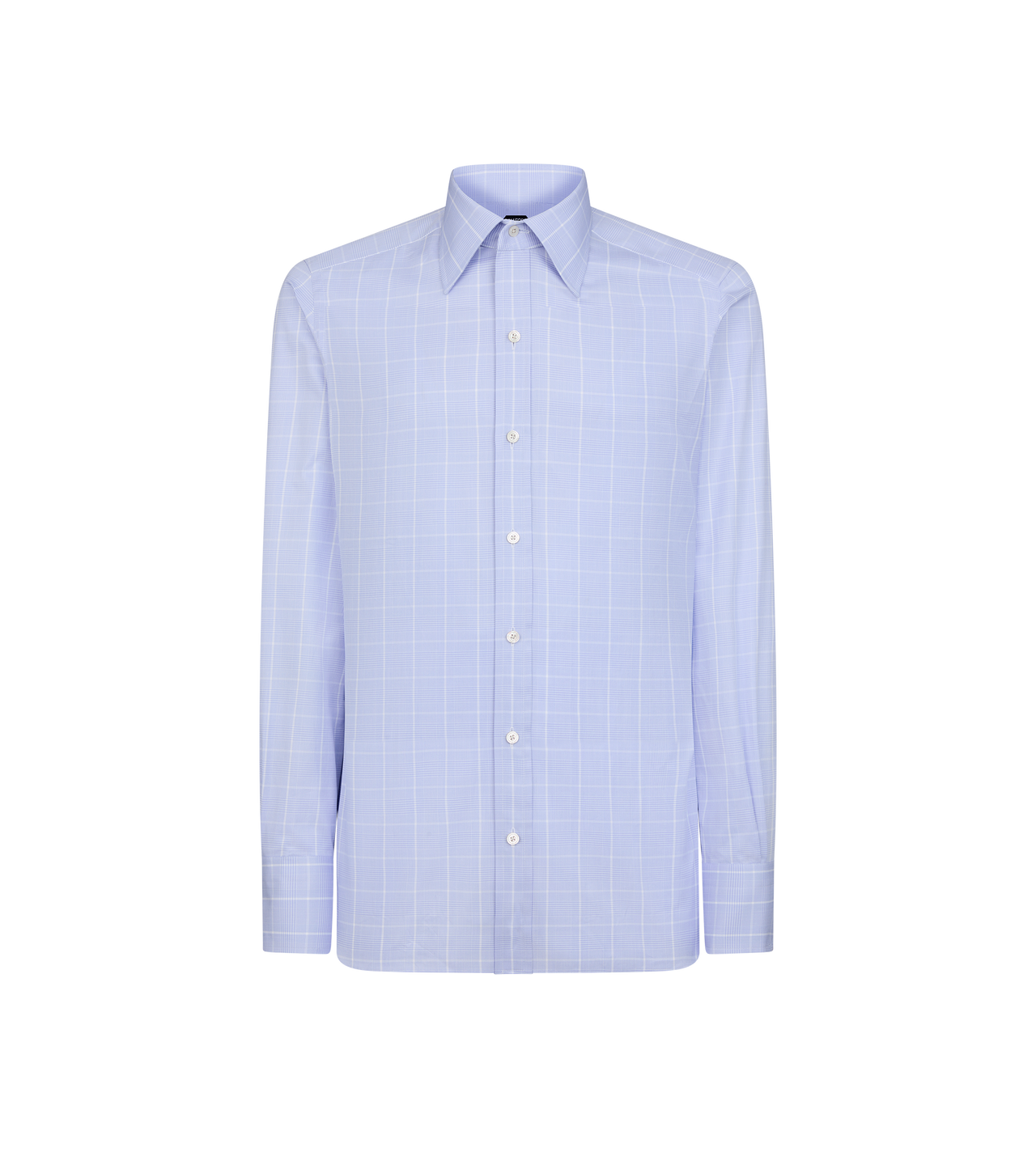 FINE PRINCE OF WALES SLIM FIT SHIRT image number 0