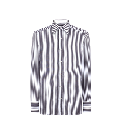 LADDER STRIPE SLIM FIT SHIRT