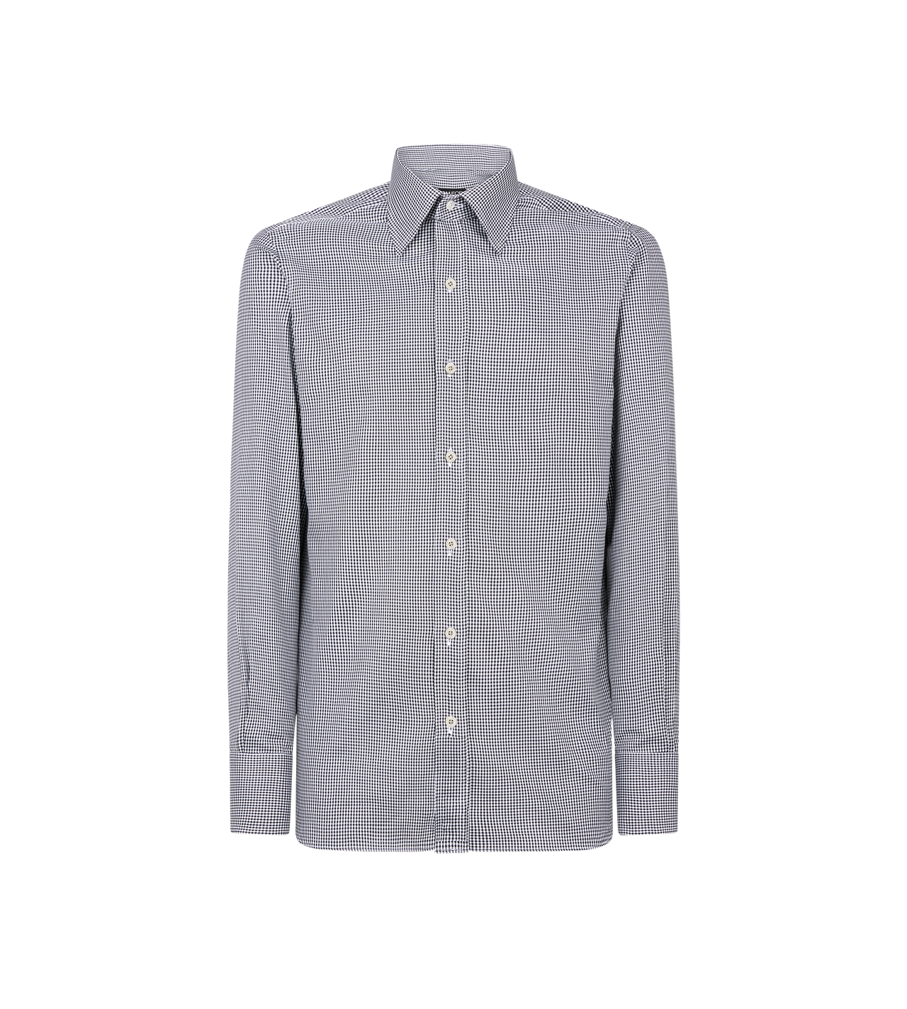 MICRO GINGHAM TWILL SLIM FIT SHIRT image number 0