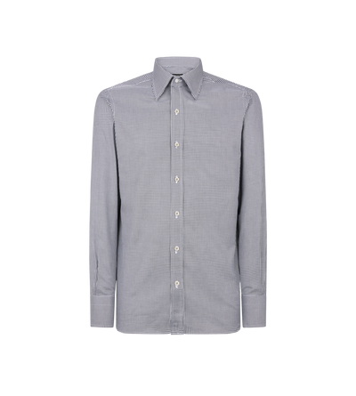 MICRO GINGHAM TWILL SLIM FIT SHIRT