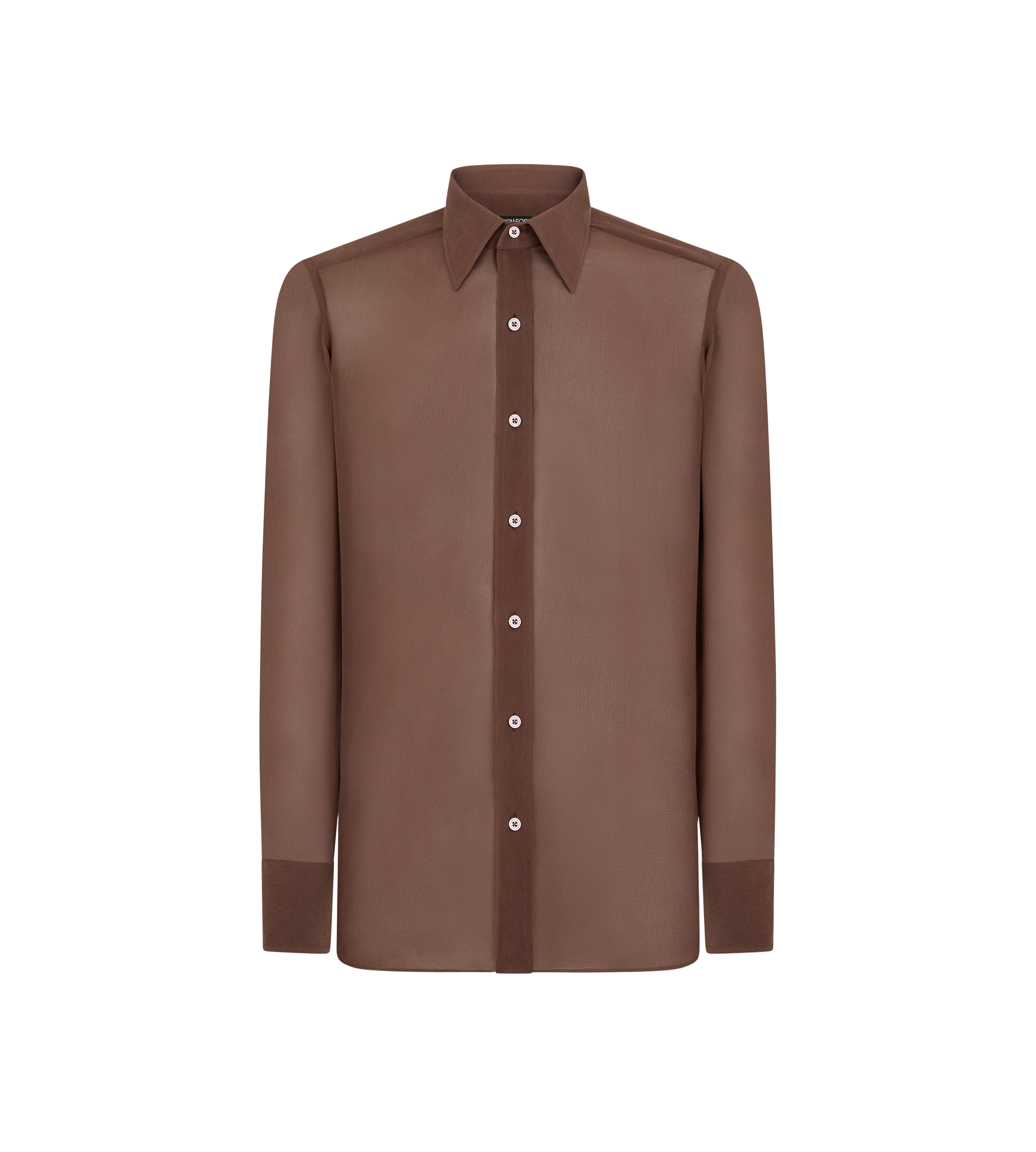 CREPE SATIN SLIM FIT SHIRT