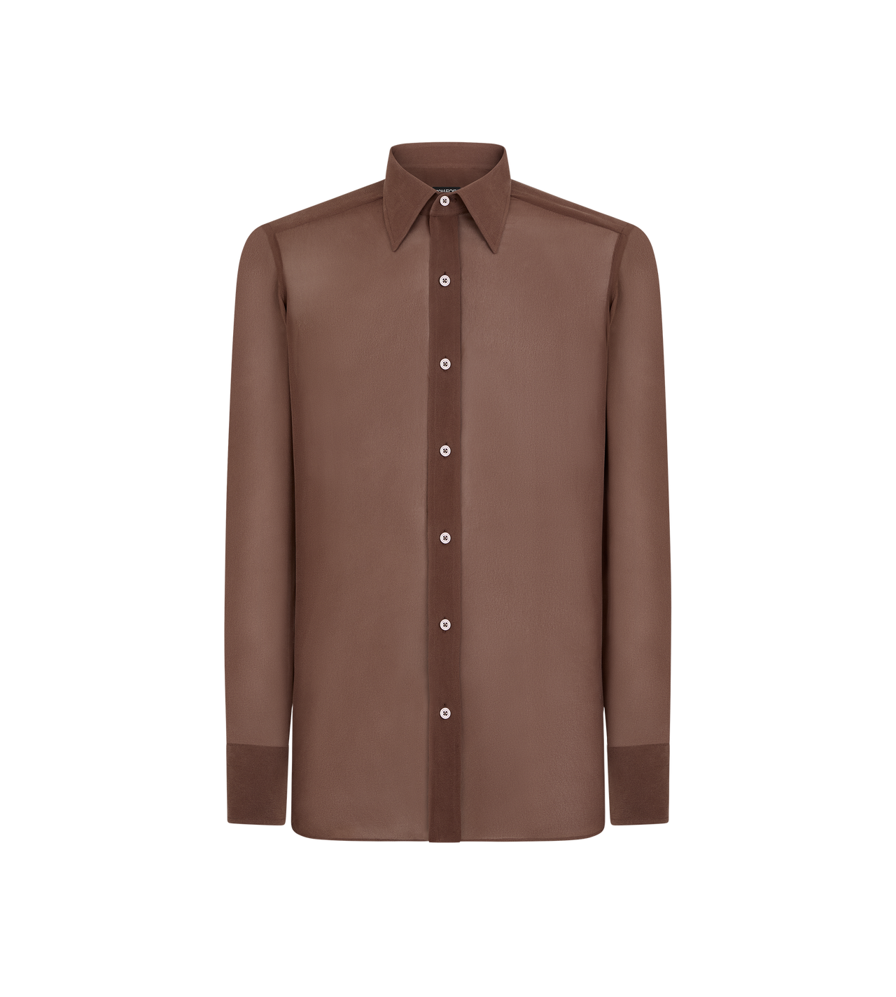 CREPE SATIN SLIM FIT SHIRT image number 0