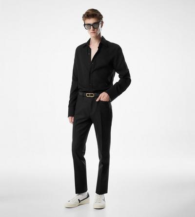 CREPE SATIN SLIM FIT SHIRT image number 1