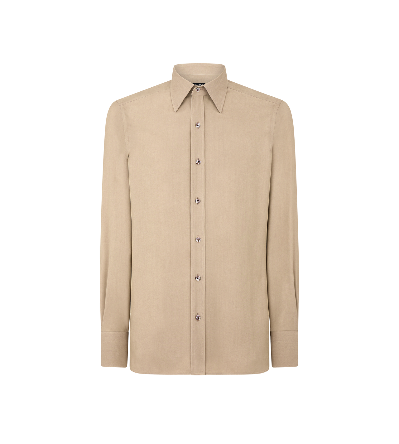 SILK TWILL SLIM FIT SHIRT image number 0