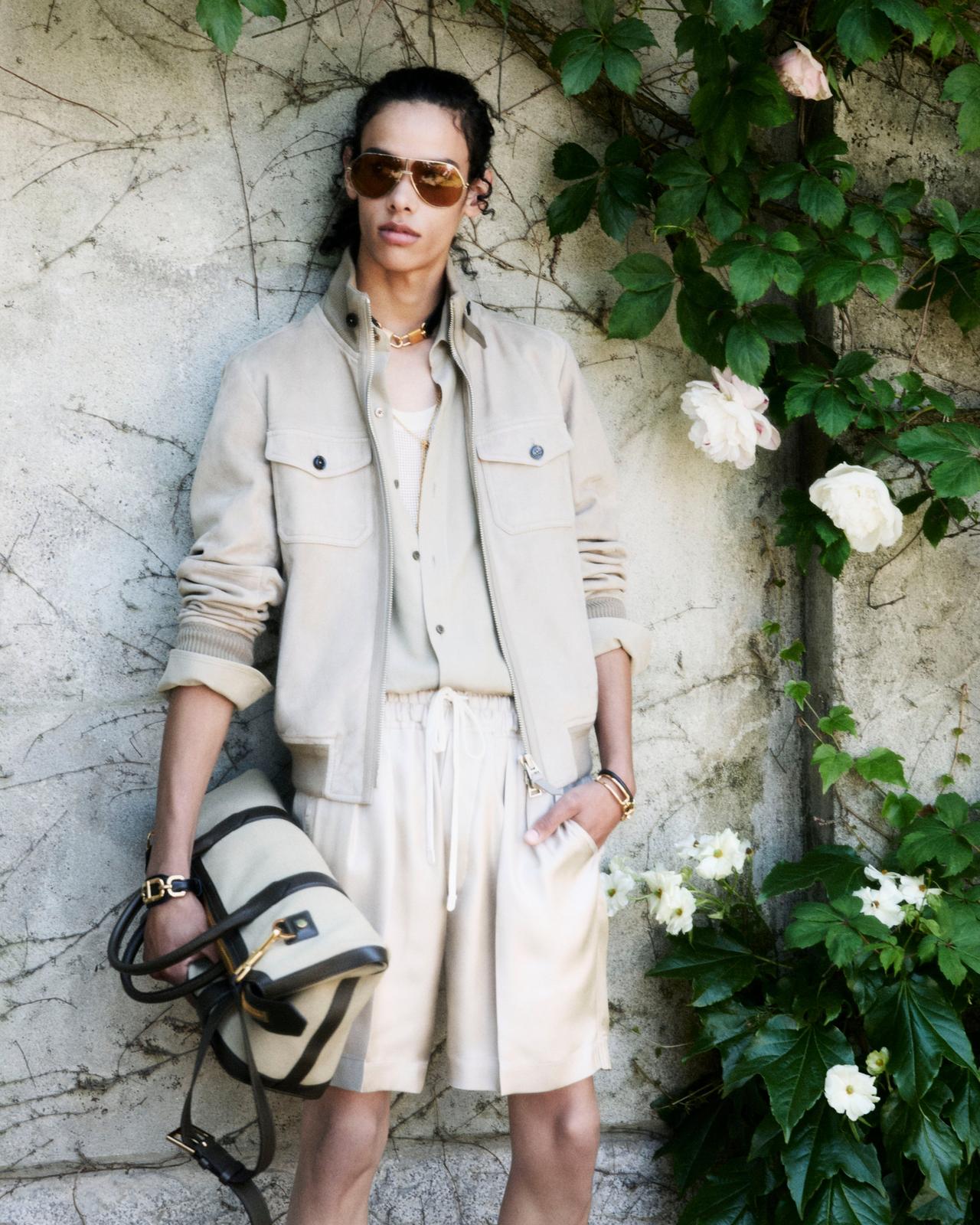 SILK TWILL SLIM FIT SHIRT image number 1