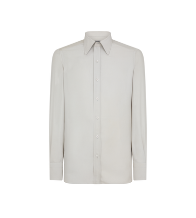 WASHED TWILL SLIM FIT SHIRT image number 0