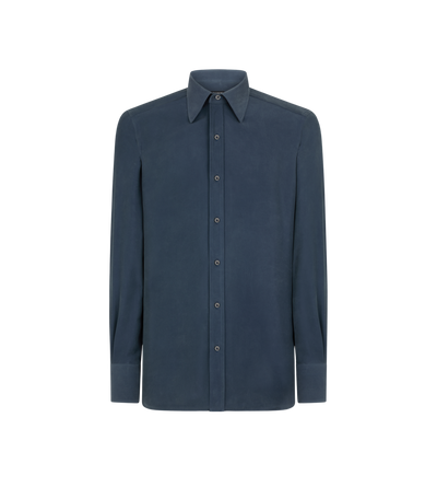 WASHED TWILL SLIM FIT SHIRT