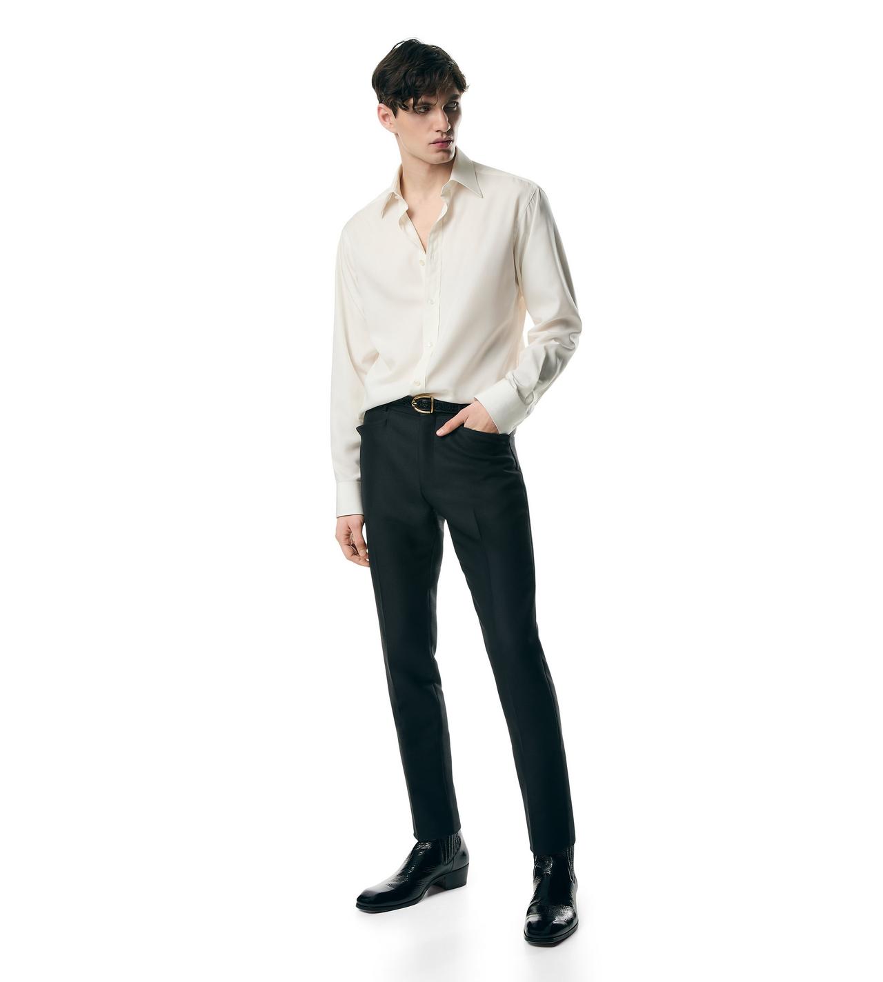 SILK PARACHUTE SLIM FIT SHIRT image number 1