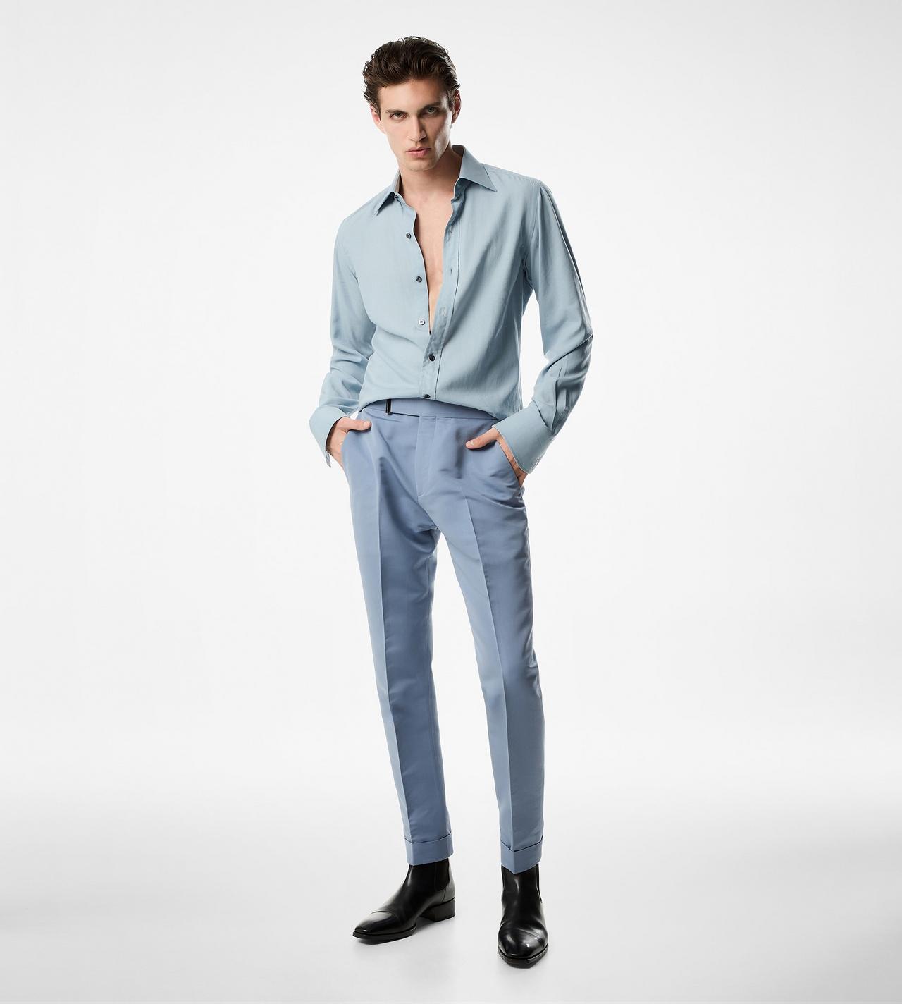 SILK PARACHUTE SLIM FIT SHIRT image number 1