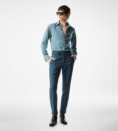 SILK PARACHUTE SLIM FIT SHIRT image number 1