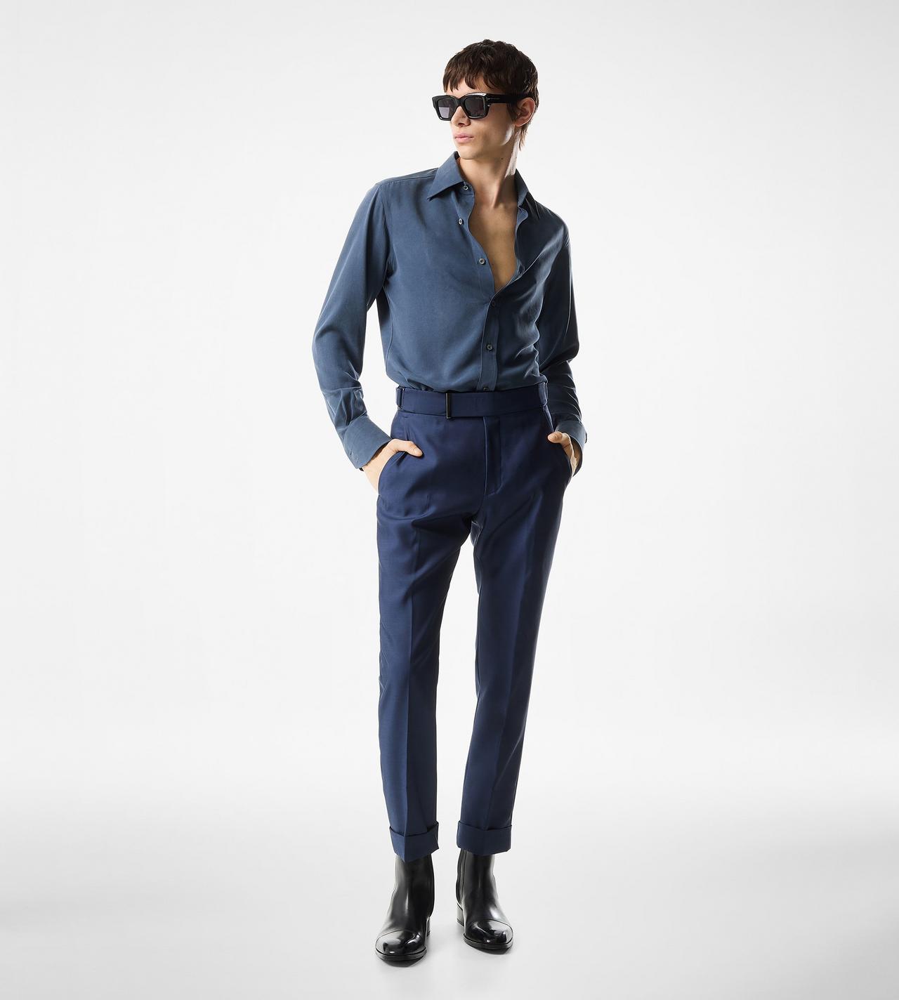 SILK PARACHUTE SLIM FIT SHIRT image number 1