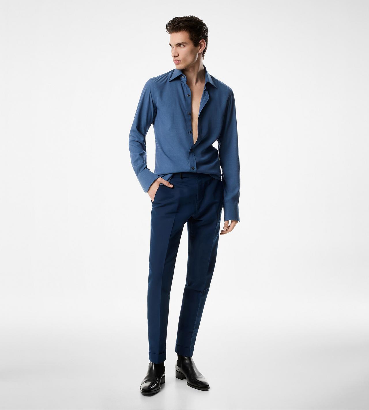 SILK PARACHUTE SLIM FIT SHIRT image number 1