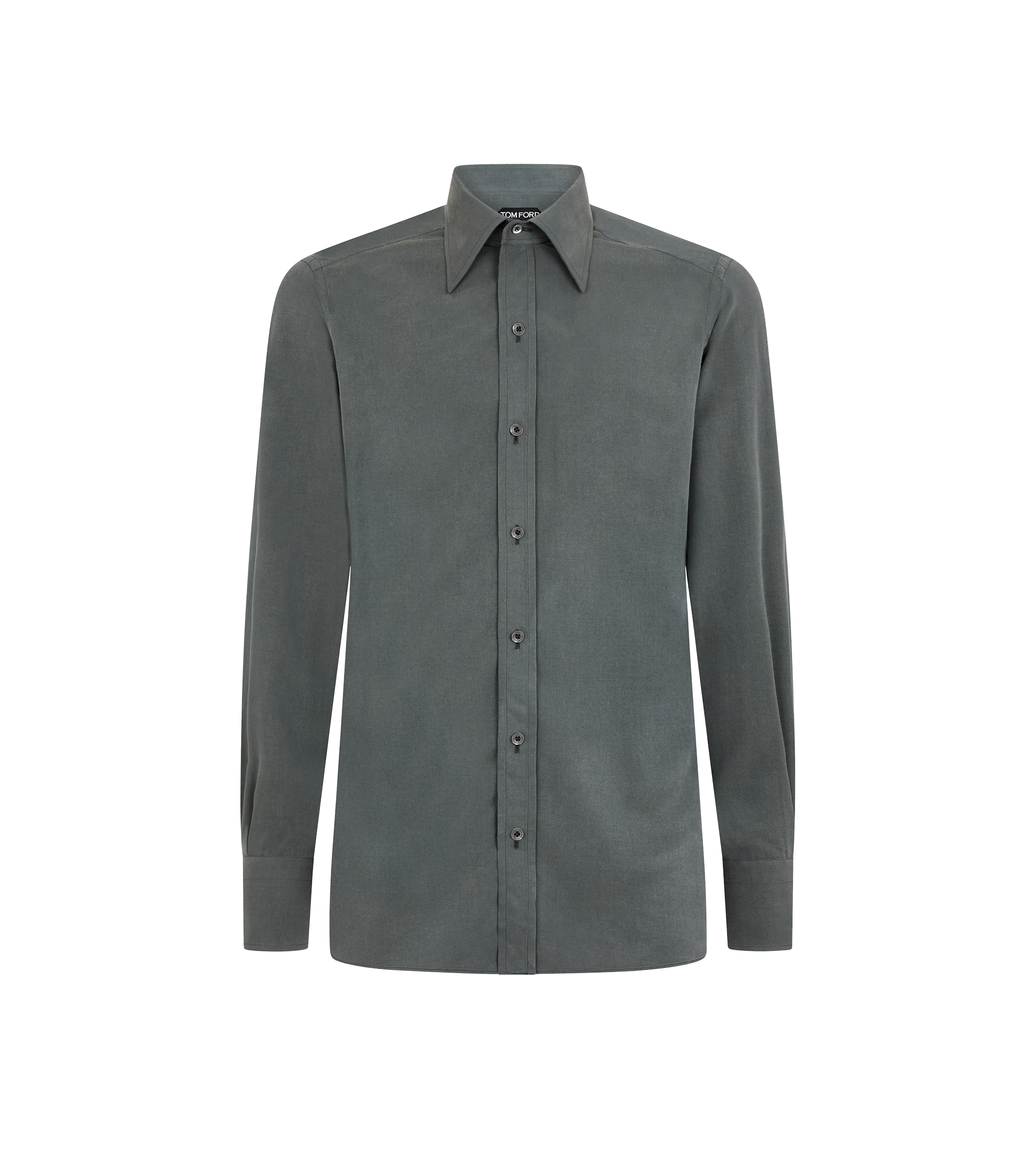 Slim Barrel Cuff Fluid Poplin Shirt