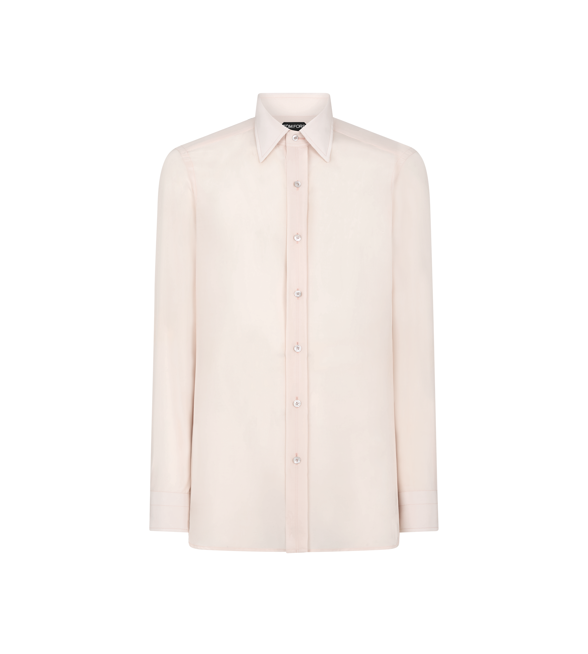 WASHED SILK POPLIN SLIM FIT SHIRT