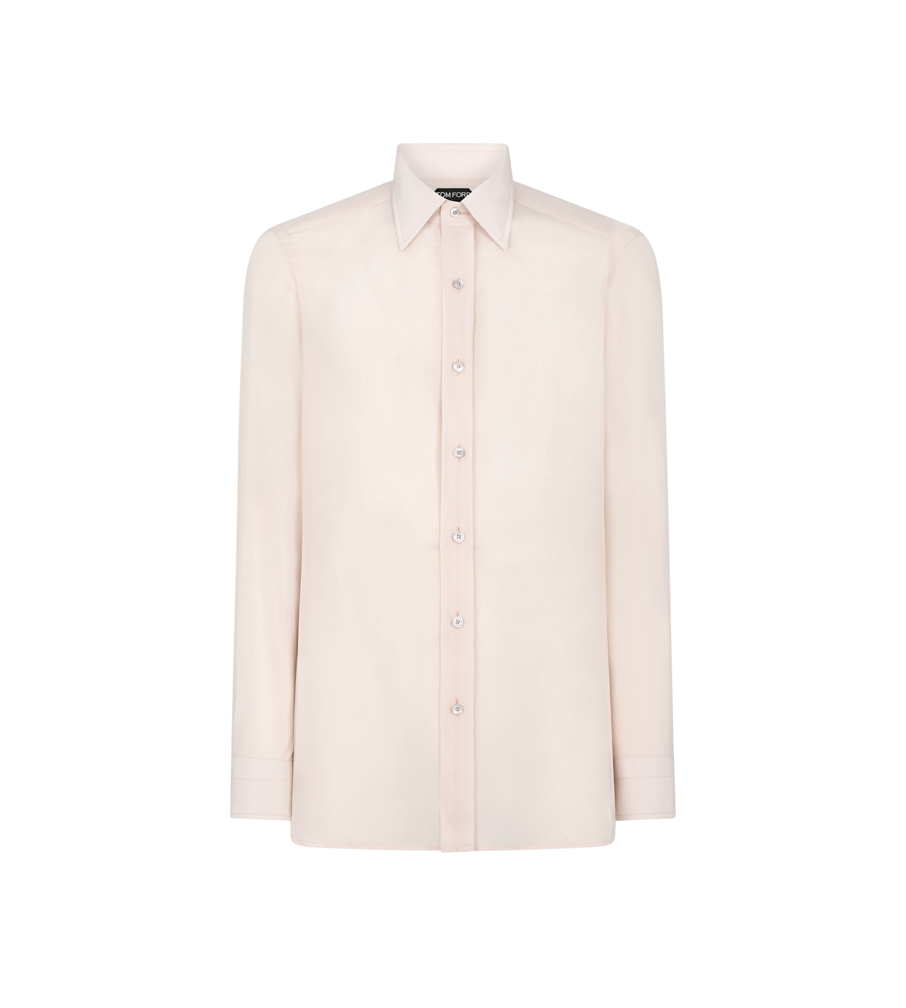 WASHED SILK POPLIN SLIM FIT SHIRT image number 0