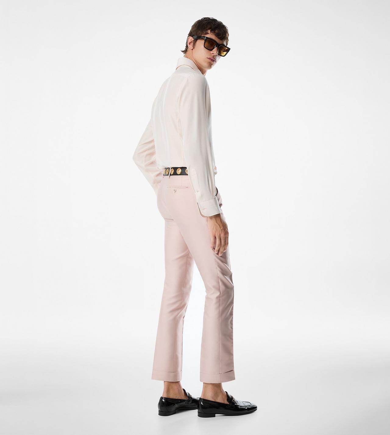 WASHED SILK POPLIN SLIM FIT SHIRT image number 2