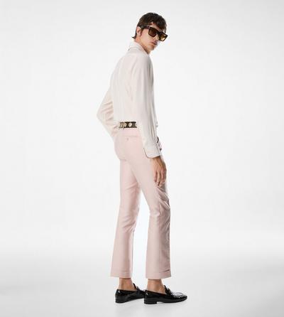 WASHED SILK POPLIN SLIM FIT SHIRT image number 2