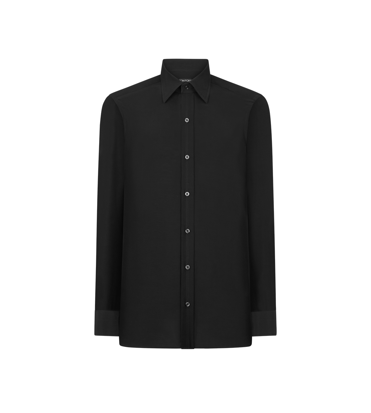 WASHED SILK POPLIN SLIM FIT SHIRT image number 0