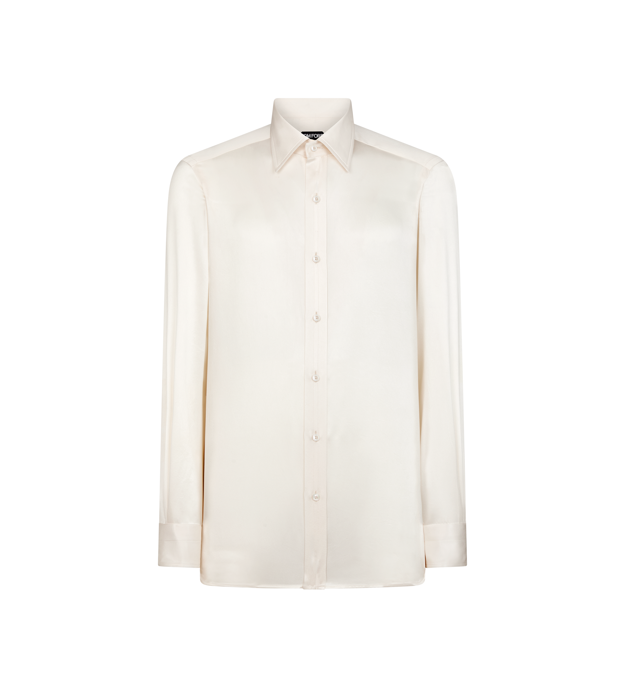 SILK CHARMEUSE SLIM FIT SHIRT