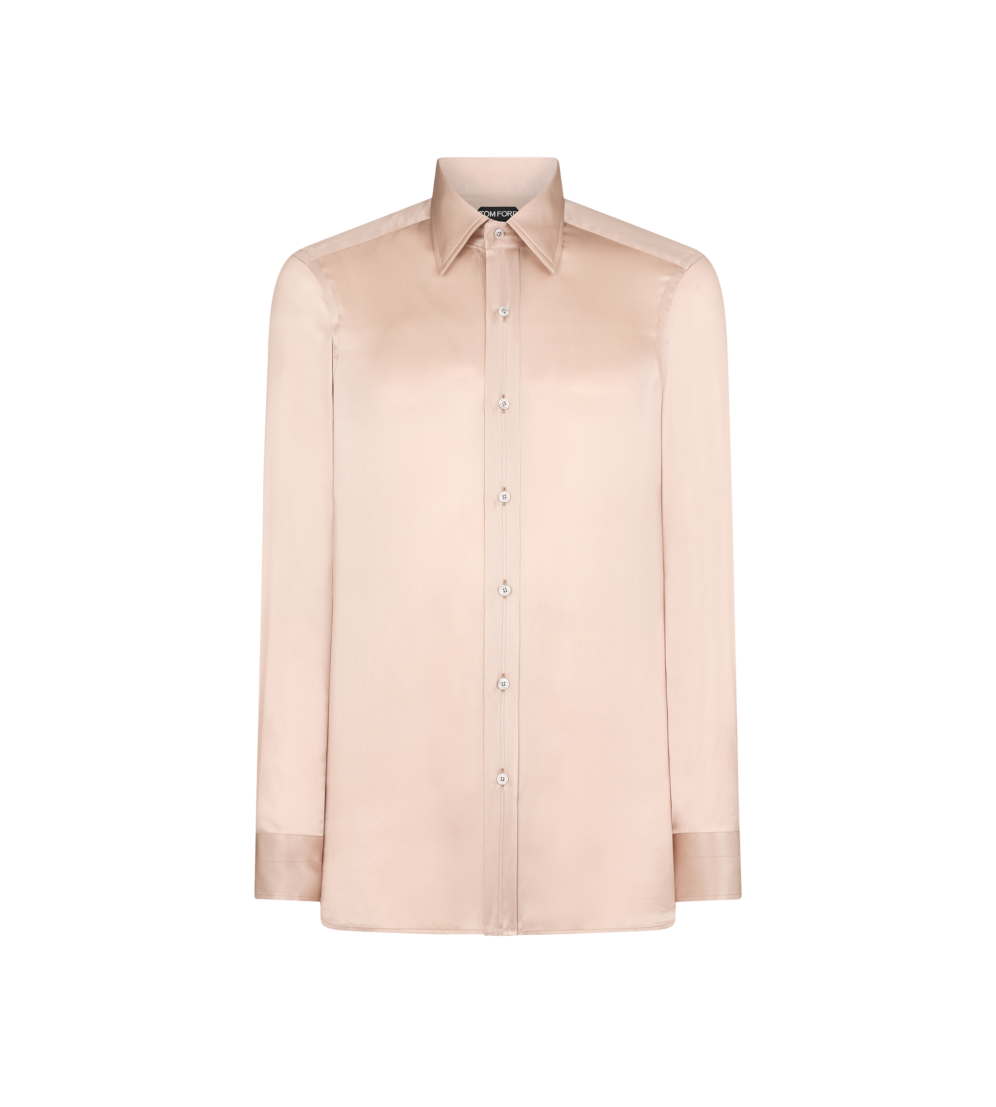 SILK CHARMEUSE SLIM FIT SHIRT