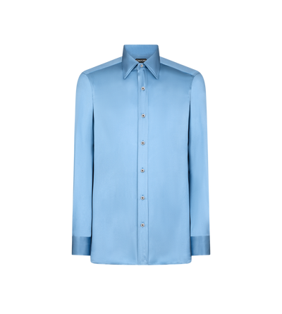 SILK CHARMEUSE SLIM FIT SHIRT