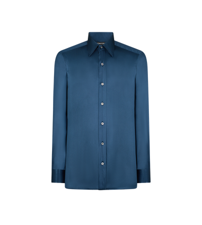 SILK CHARMEUSE SLIM FIT SHIRT