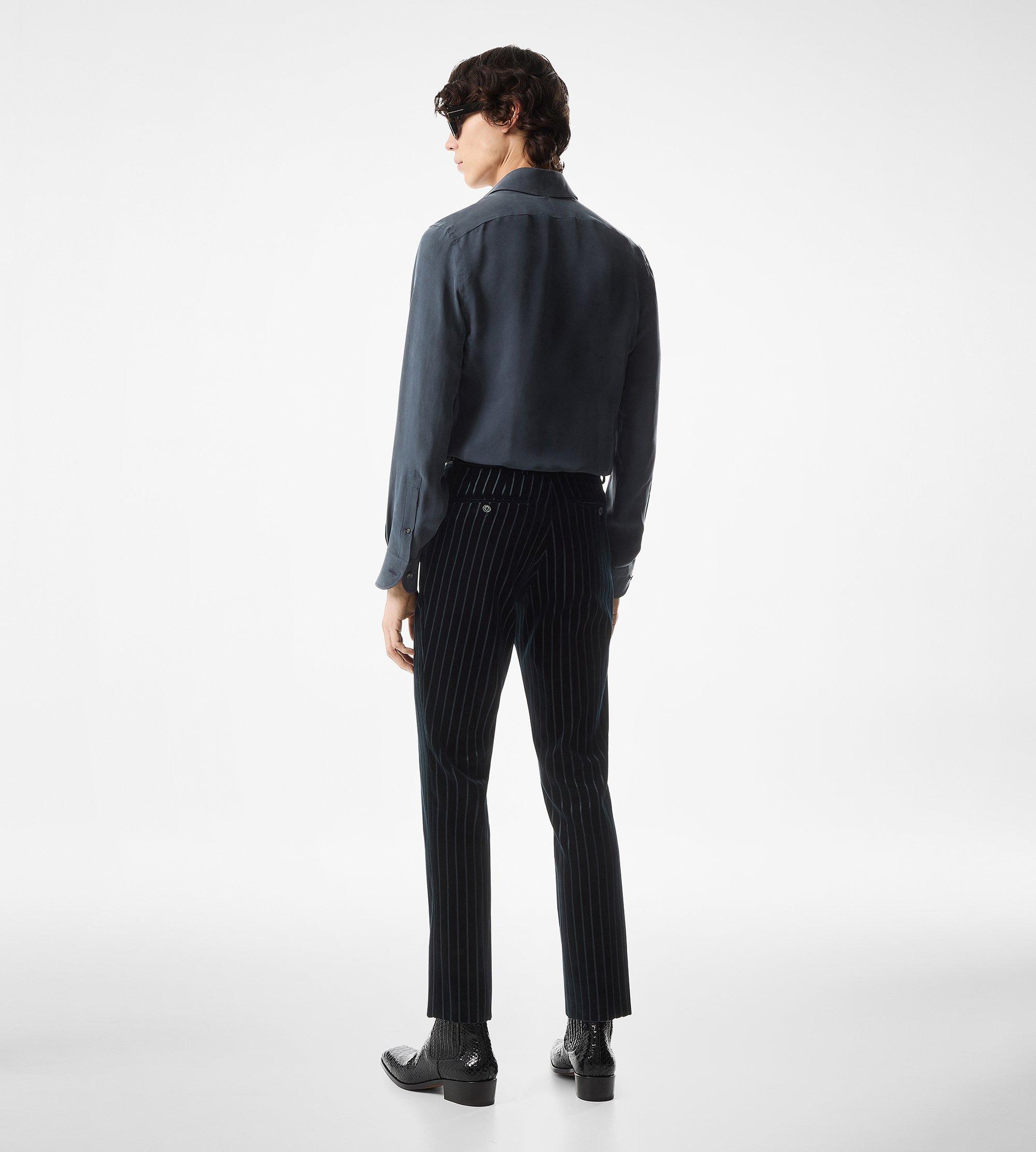 コート Tom Ford Twill Blouse Tom Ford - Chalk Fluid Twill Trench Coat | Mitchell Stores