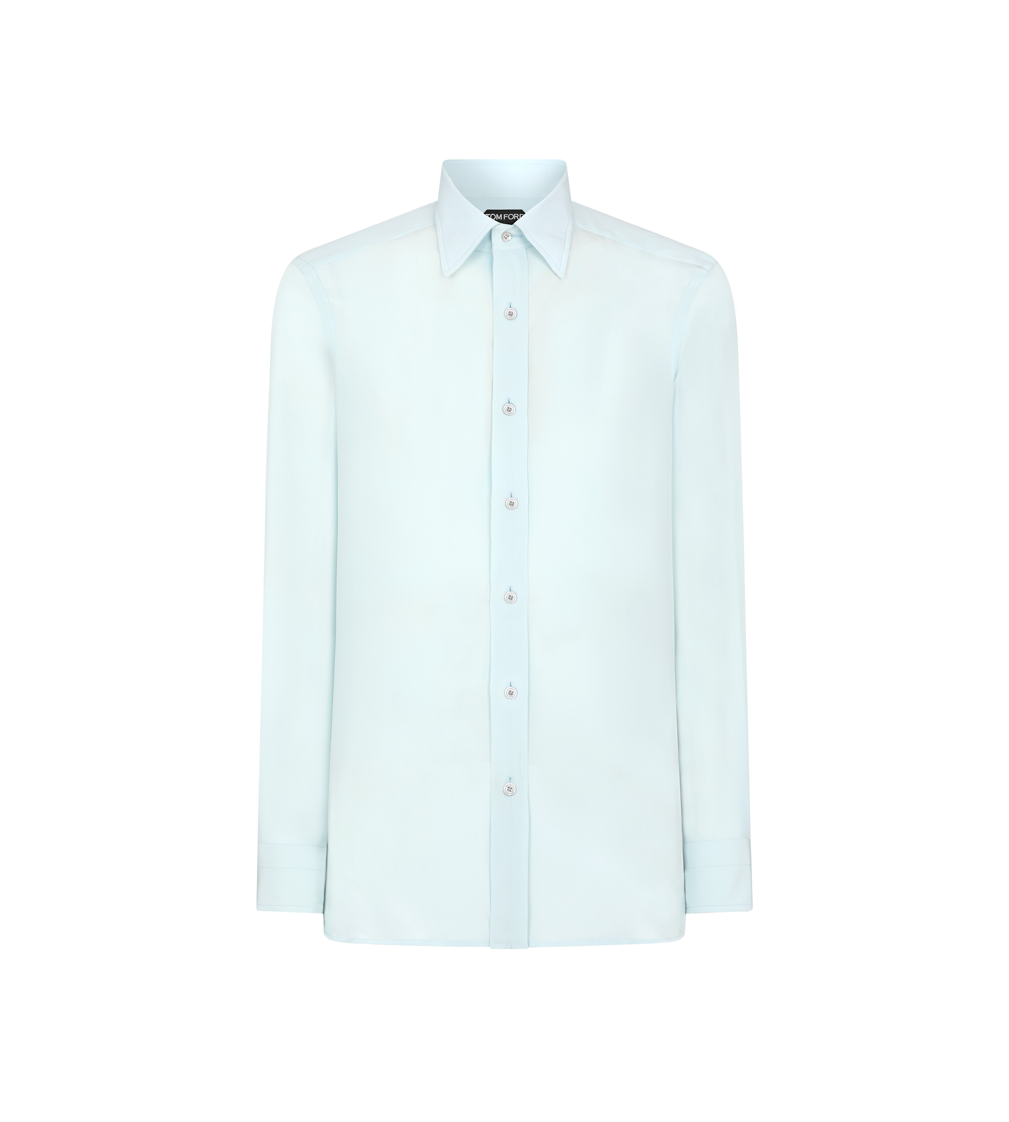 TOMFORD ストレッチサテンホクサショツ SH0021FAX881 DP552 SMOOTH CREPE DE CHINE SLIM FIT SHIRT | Tom Ford Fashion