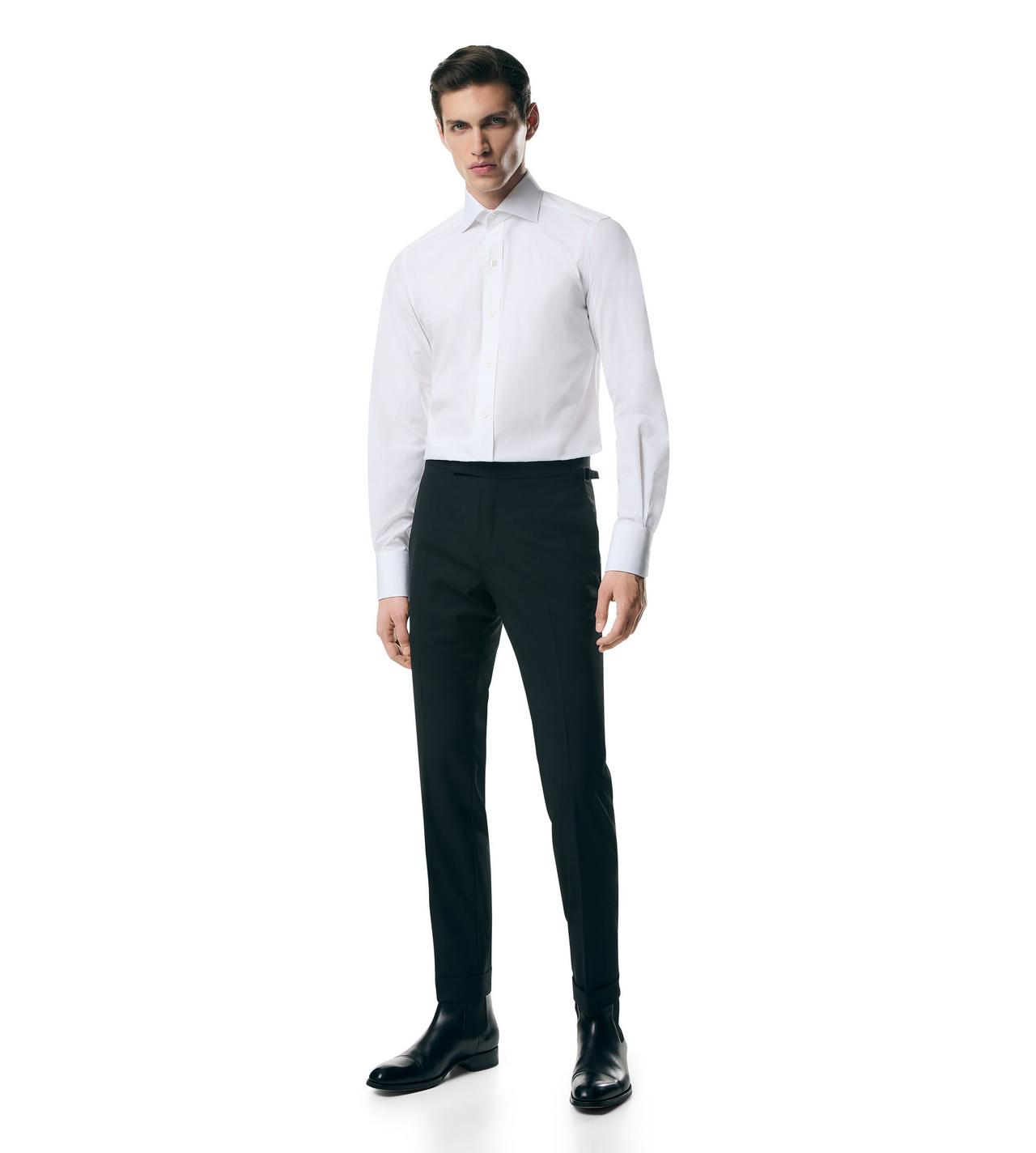 TOM FORD COTTON OC POPLIN SLIM FIT SHIRT