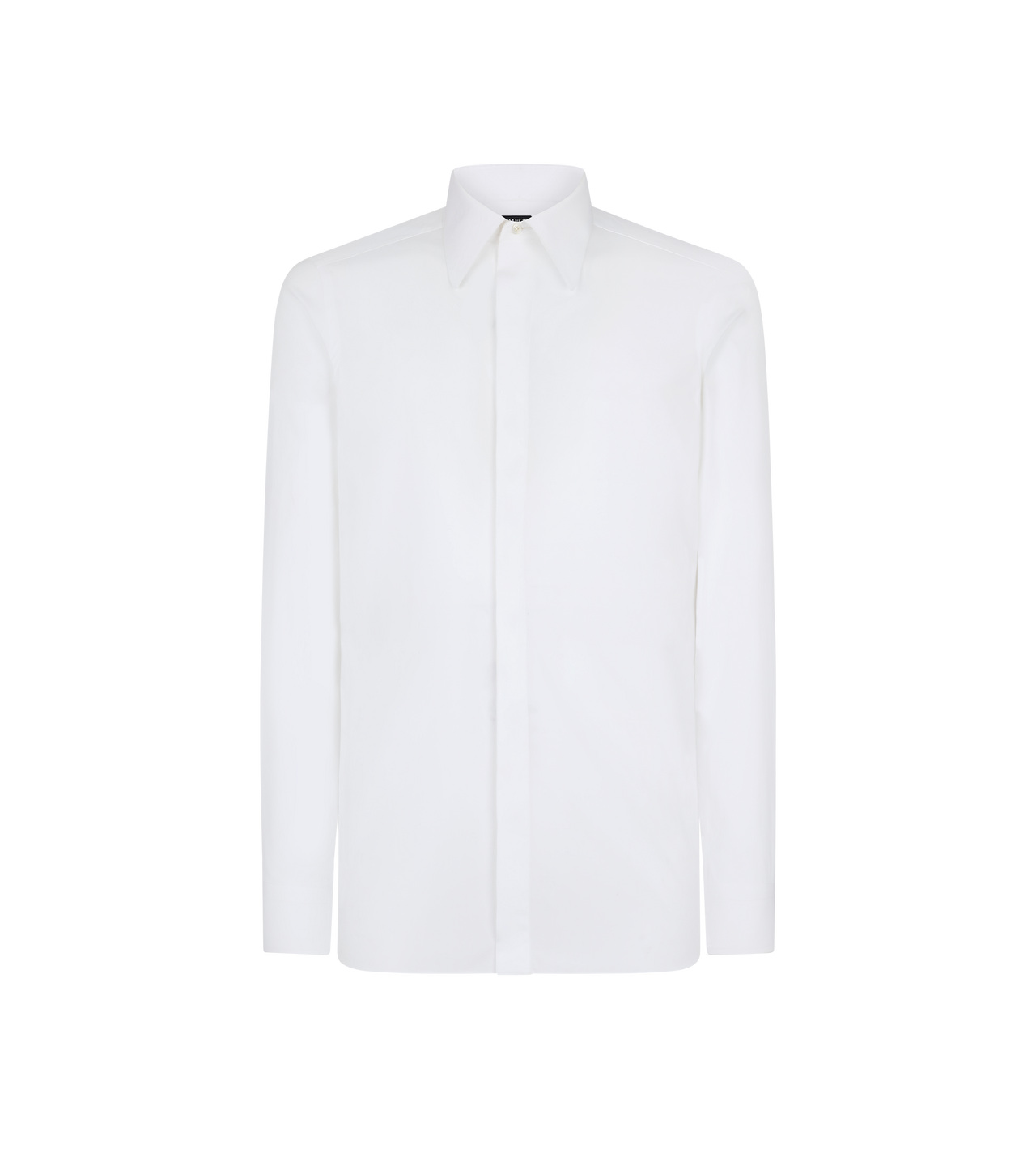 TOM FORD COTTON WHITE CHEMISE COUPE SLIM EN POPELINE