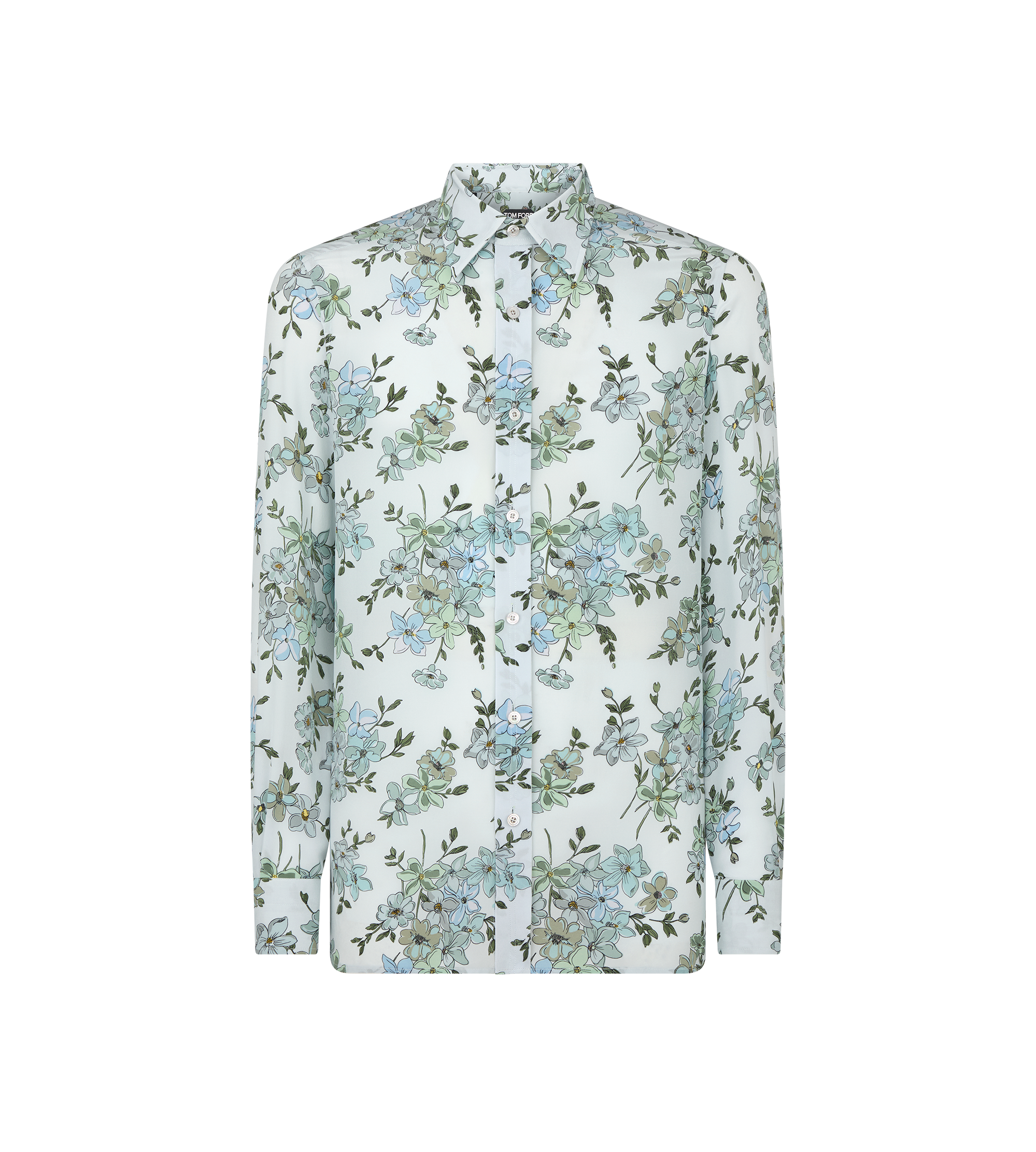 SAINT TROPEZ FLORAL SLIM FIT SHIRT | Tom Ford Fashion