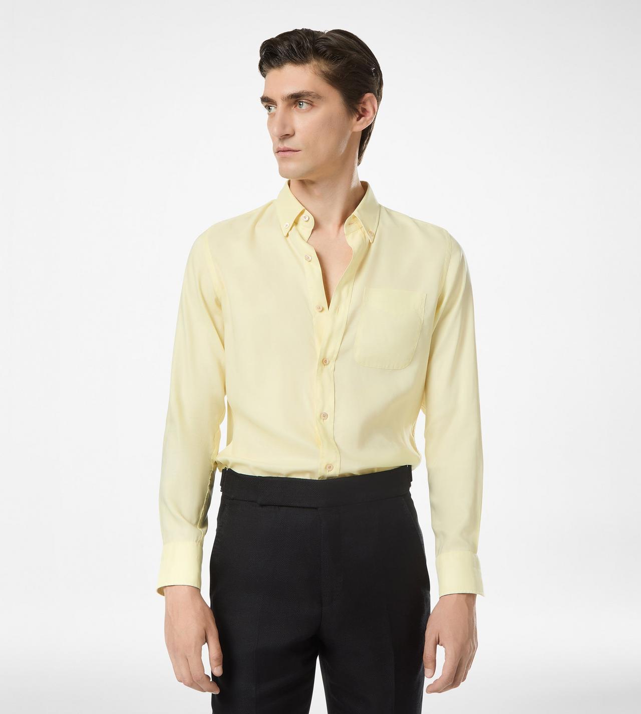 FLUID GABARDINE SLIM FIT SHIRT image number 2