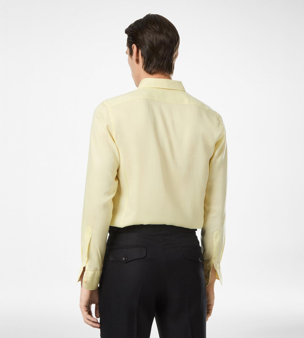 FLUID GABARDINE SLIM FIT SHIRT image number 3