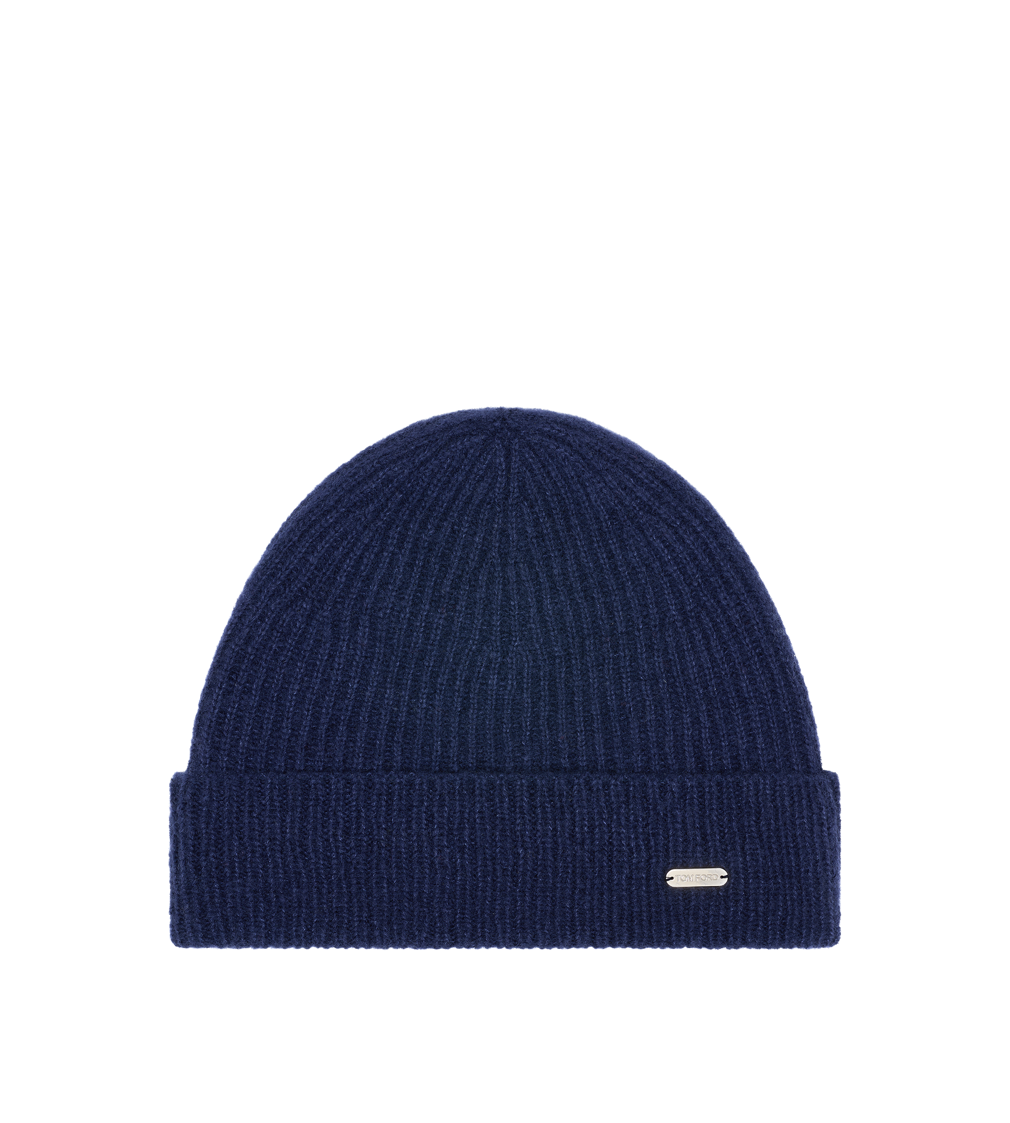 BEANIE HAT WITH TOM FORD METAL PLAQUE