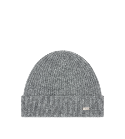 BEANIE HAT WITH TOM FORD METAL PLAQUE image number 0