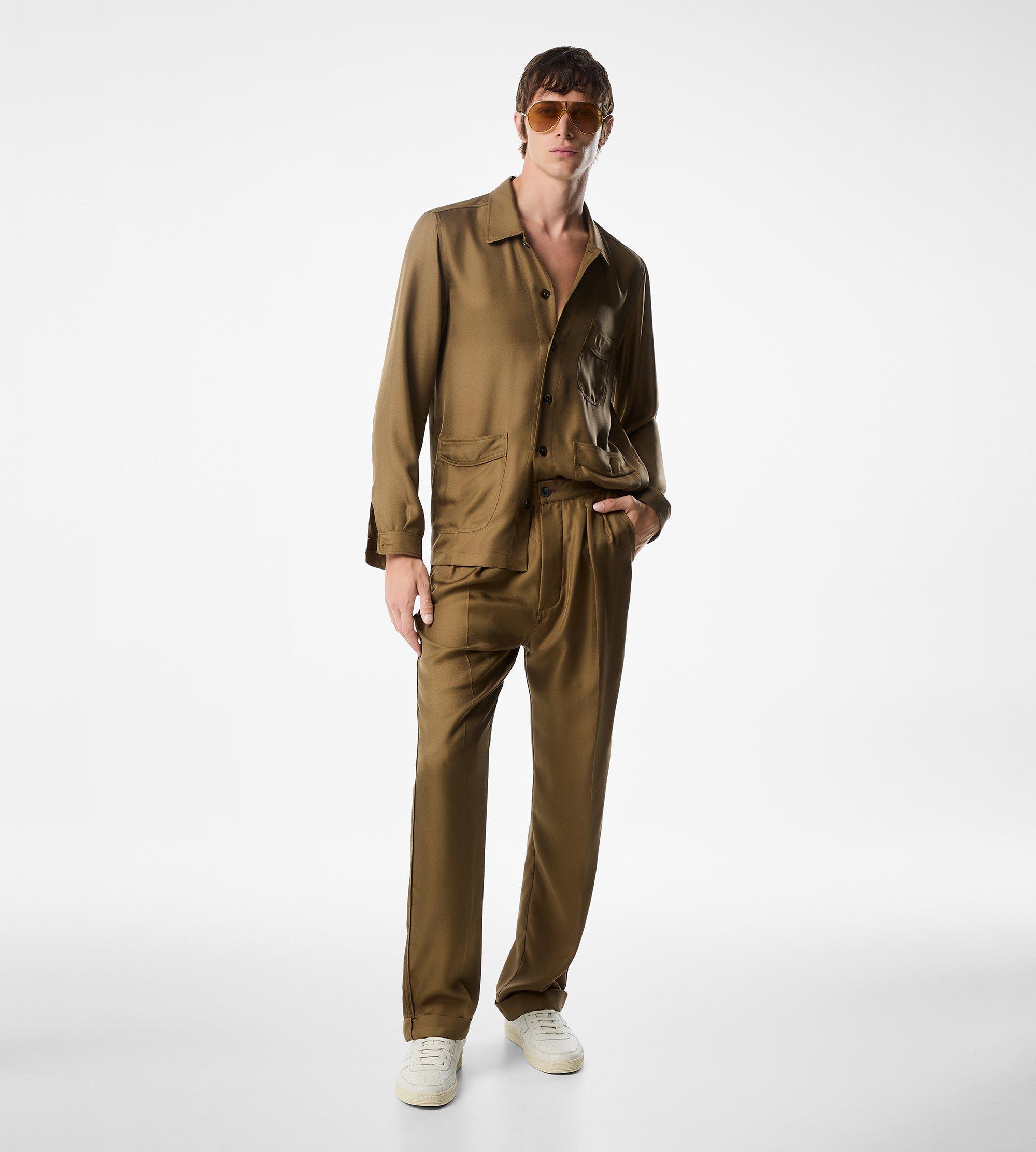 LUXURY SILK TWILL OUTERSHIRT