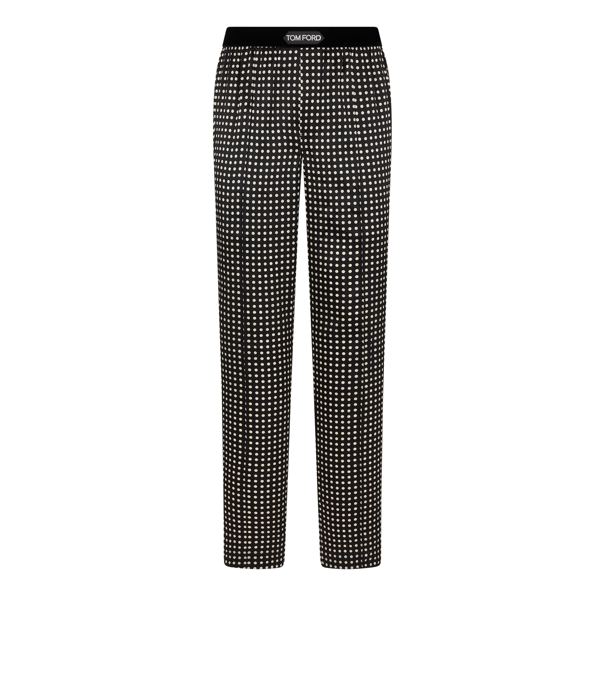POLKA DOT SILK PAJAMA PANTS