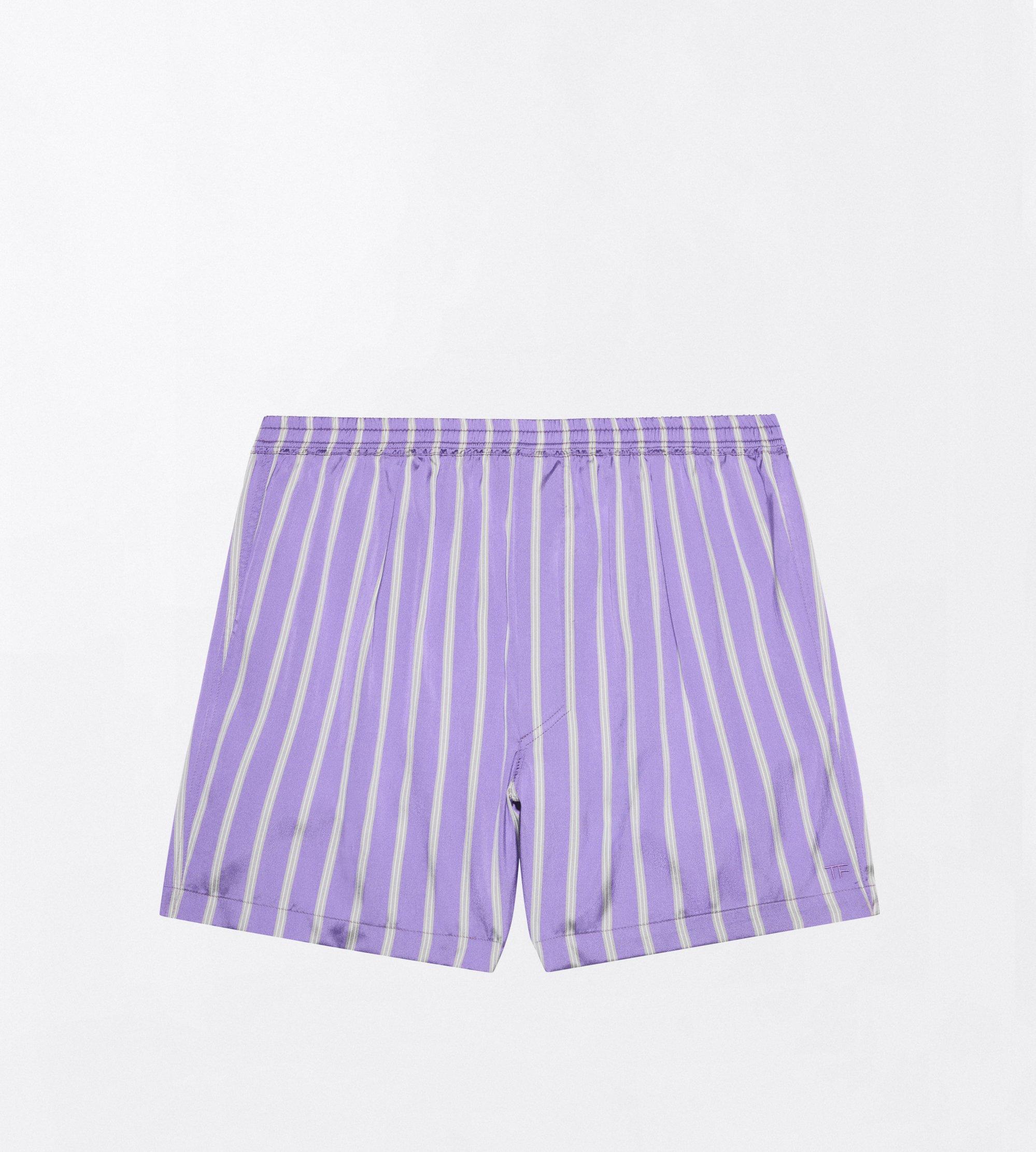STRIPE SILK BOXER