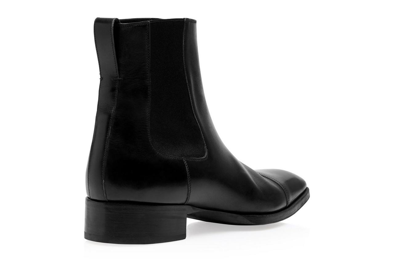 BURNISHED LEATHER GIANNI ANKLE BOOT image number 2